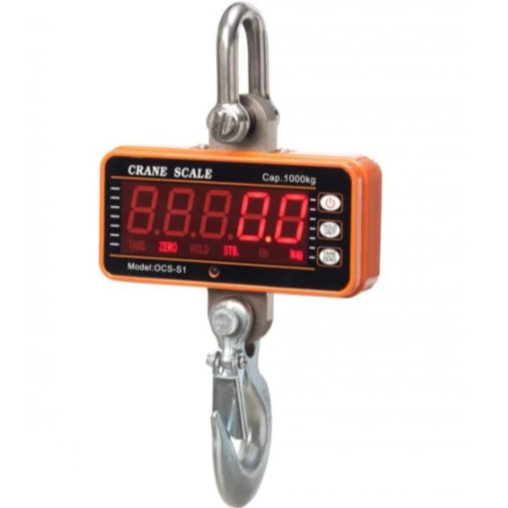 SIYOL Digital Crane Hanging Scale 1 Ton Capacity, 500gm Accuracy
