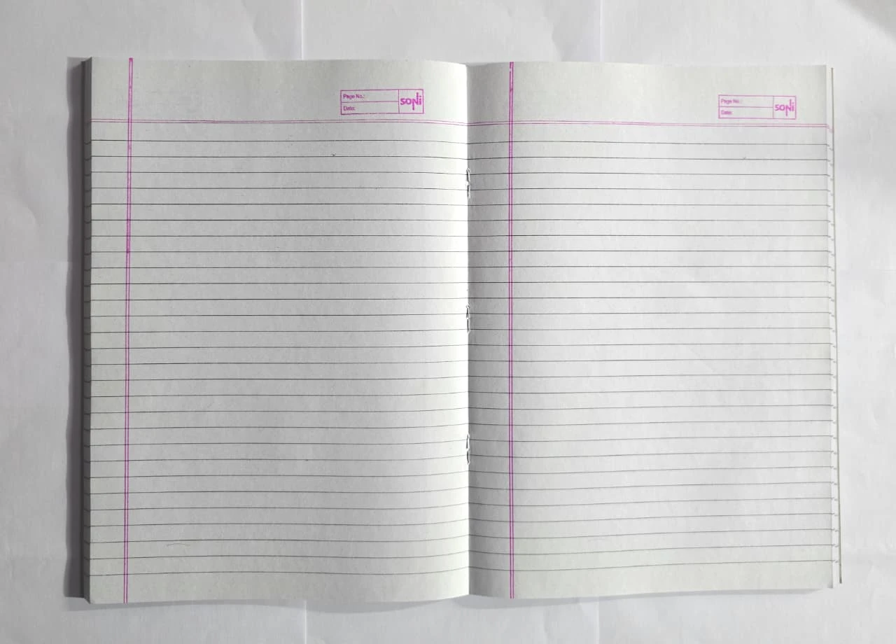 7star notebook with smooth white bright paper