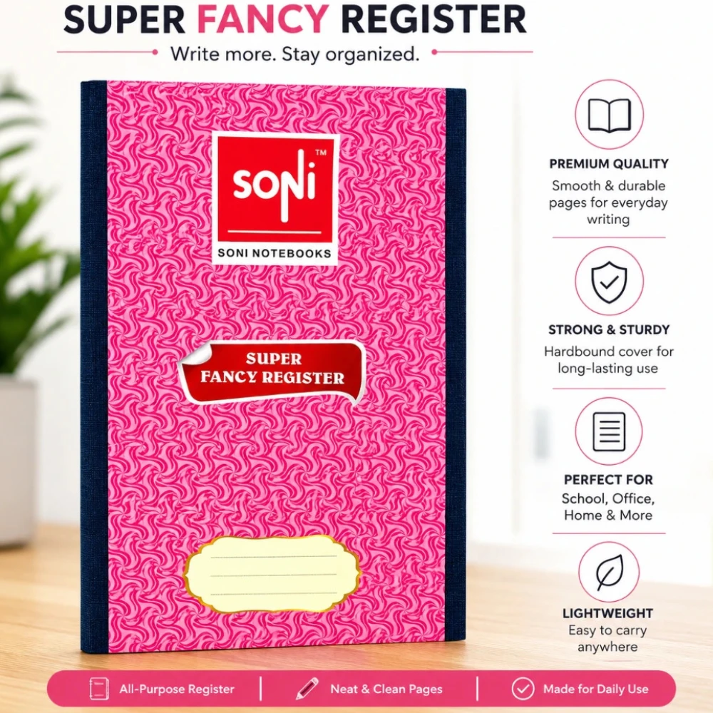 Super Fancy Register ( 32 x 20 )cm