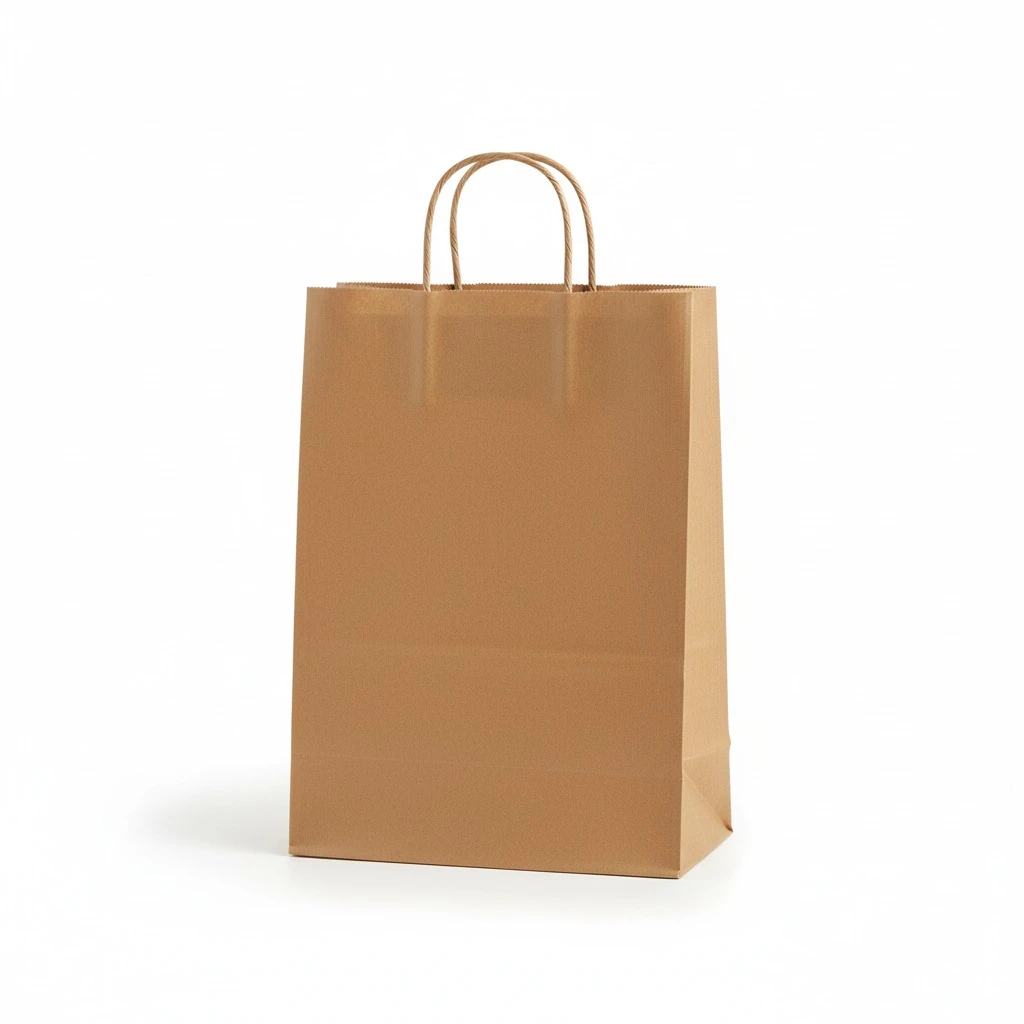 9.5x4.5x13.5 Inches - Paper Bag with Handle (25)