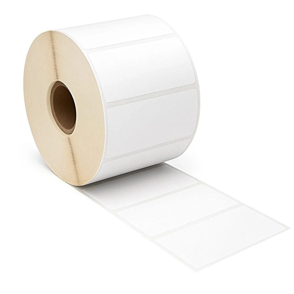 Chromo Barcode Label Sticker - 2 x 1 inches - 50mm x 25mm - 1000 Labels Per Roll(20 Rolls) - Self Adhesive Sticker for Printing Barcoding