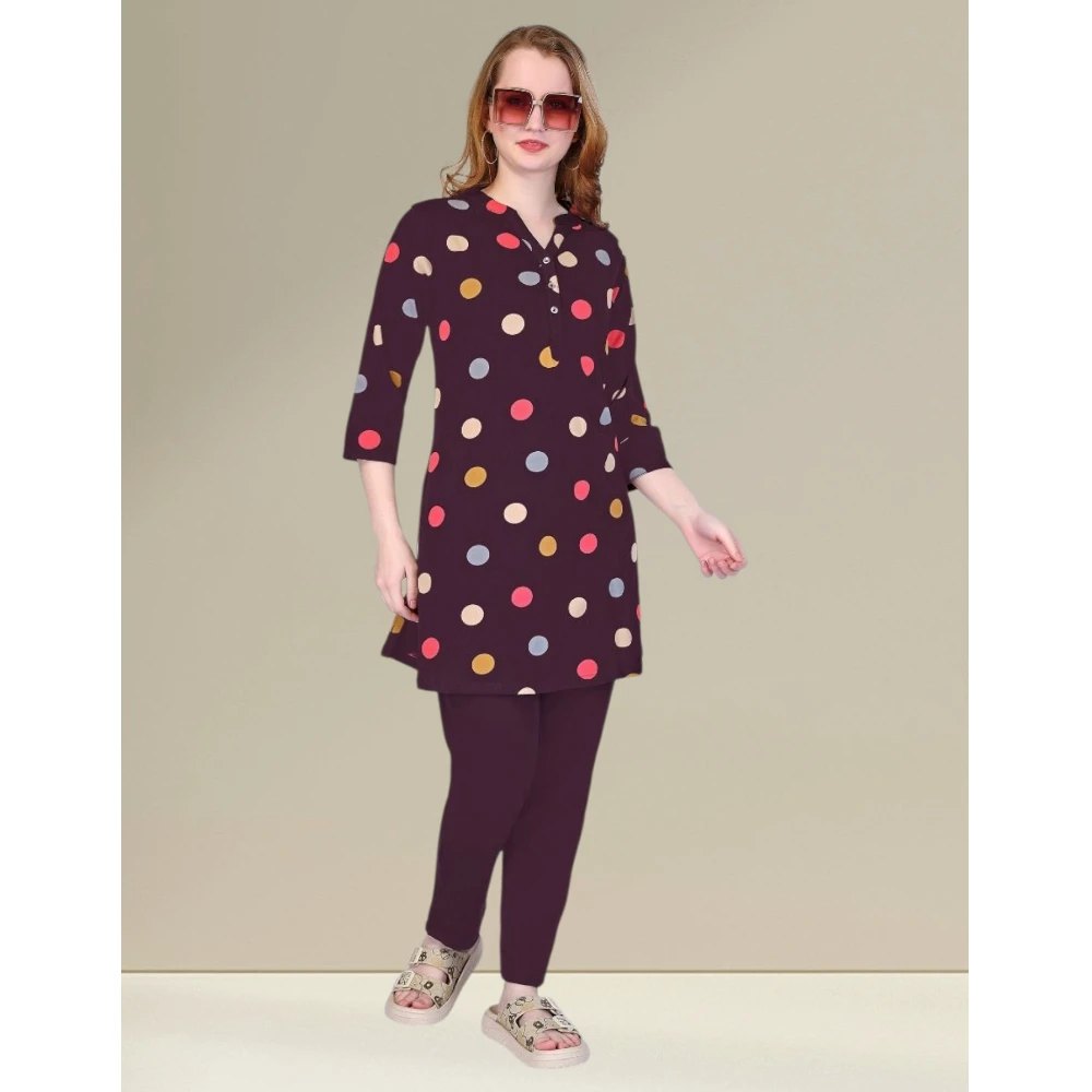 Hosiery Kurti Night Suit