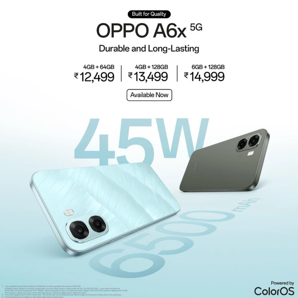 OPPO A6X (GREEN/4GB 64GB)