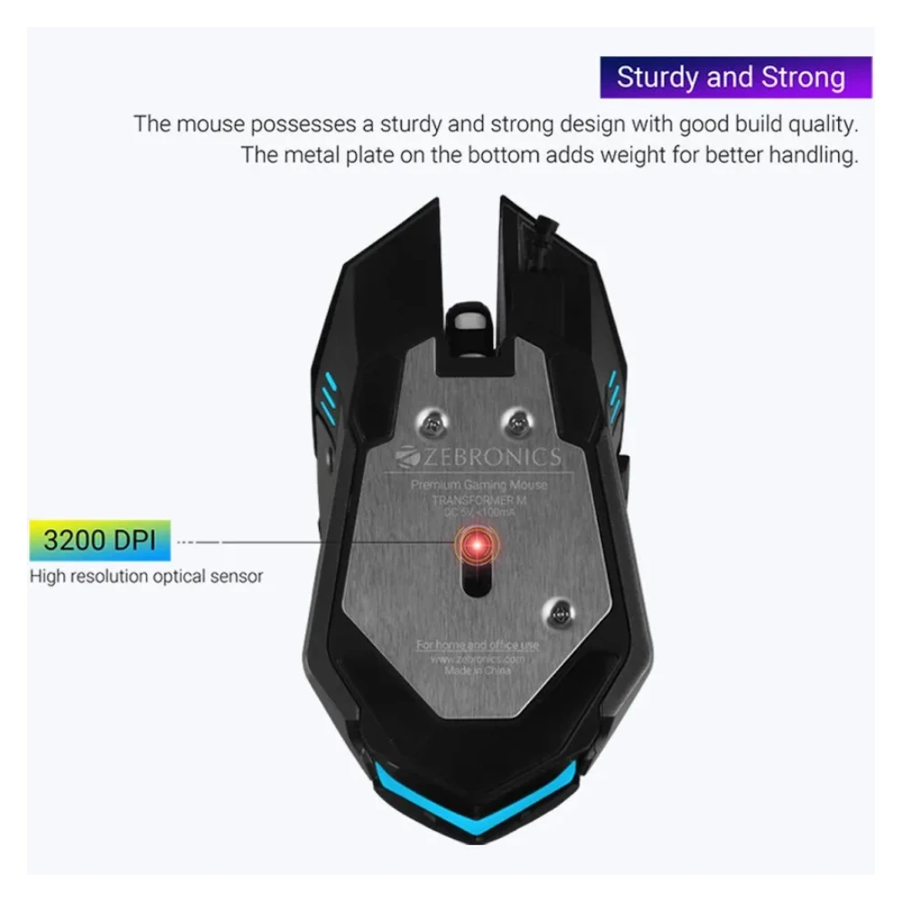 Zebronics Zeb Transformer M Gaming Mouse