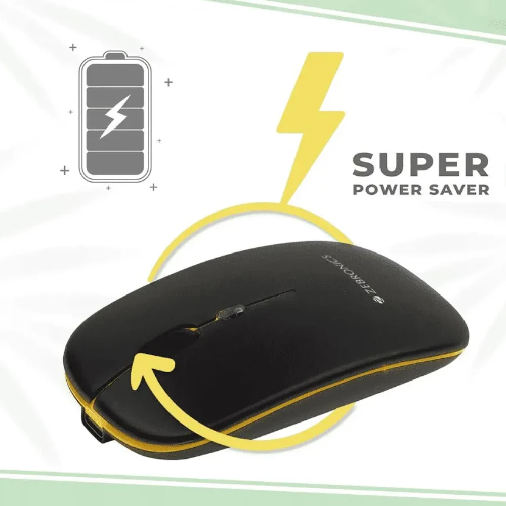 Zebronics Blanc Slim Wireless Mouse