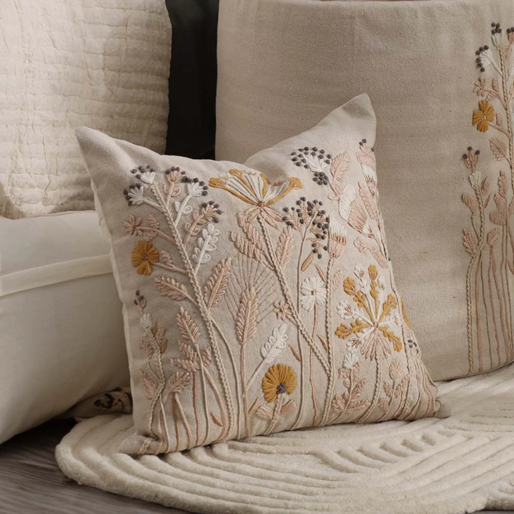 Floral flower blossom cushion