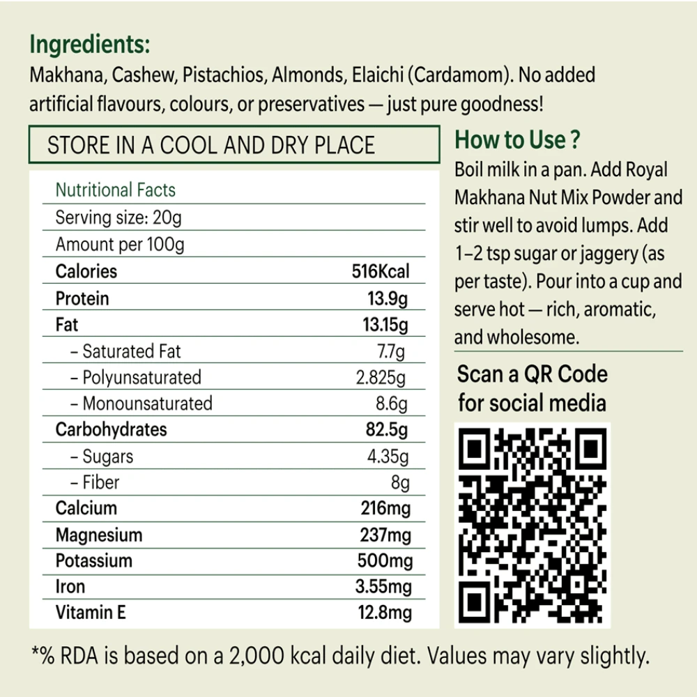 Makhana Kheer 100g Elaichi Flavor