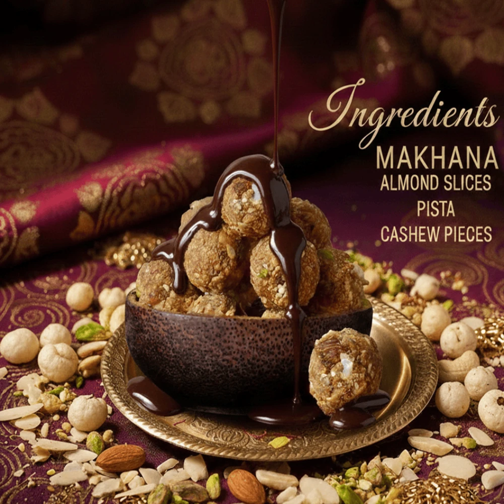 Royal Makhana Laddu Chocolate flavour 250g