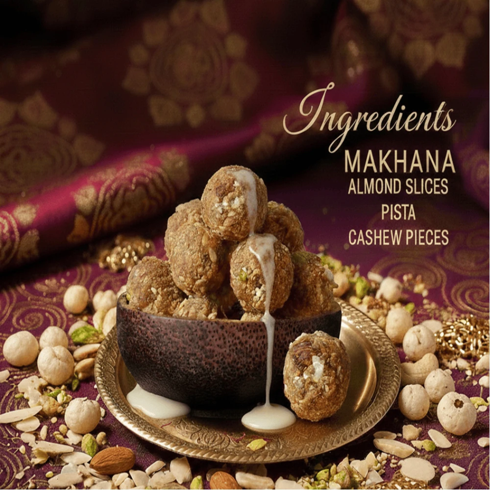 Royal Makhana Laddu Vanilla Chocolate Flavour 250 gm