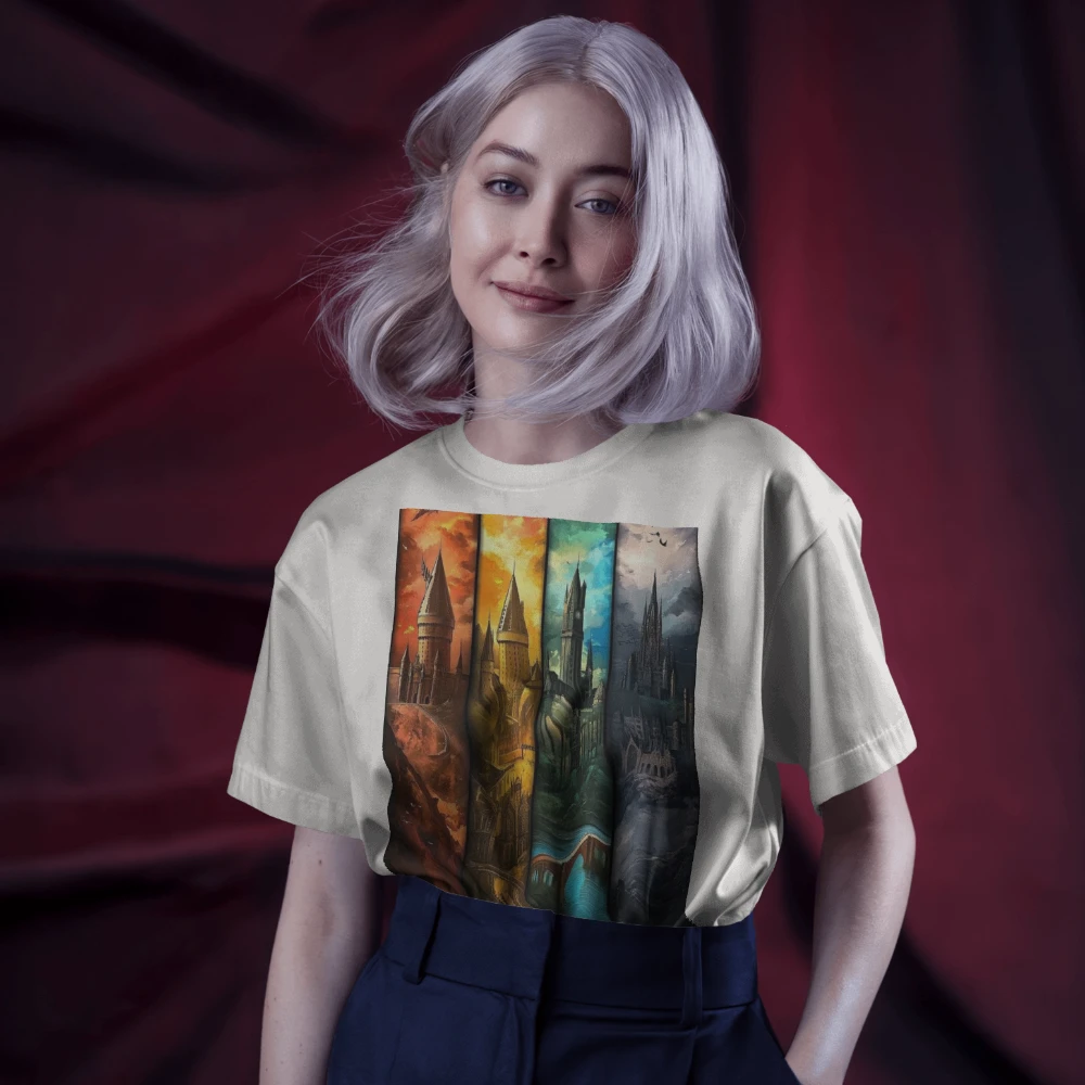 Oversized T-shirt in Dark Lilac Shade (S/250g)