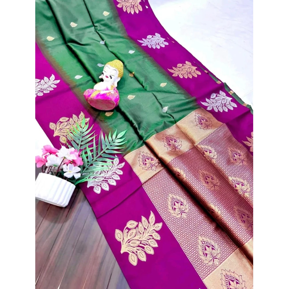 Kanjivaram Silk Saree (Black)