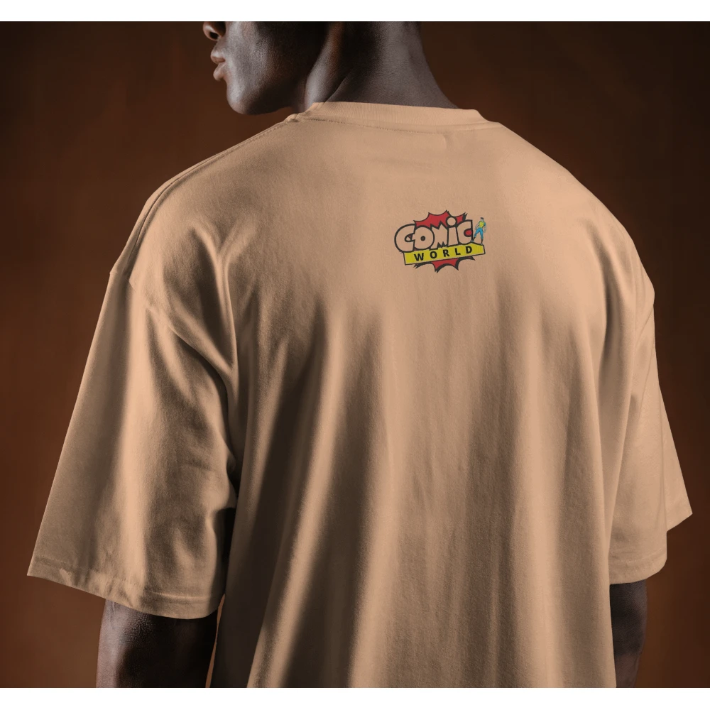 Oversized T-shirt in Apricot Shade (S)