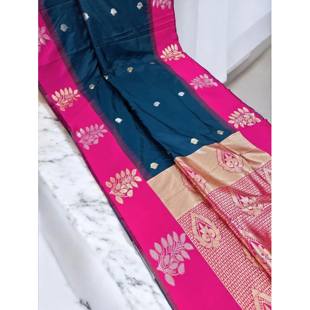 Kanjivaram Silk Saree (Black)