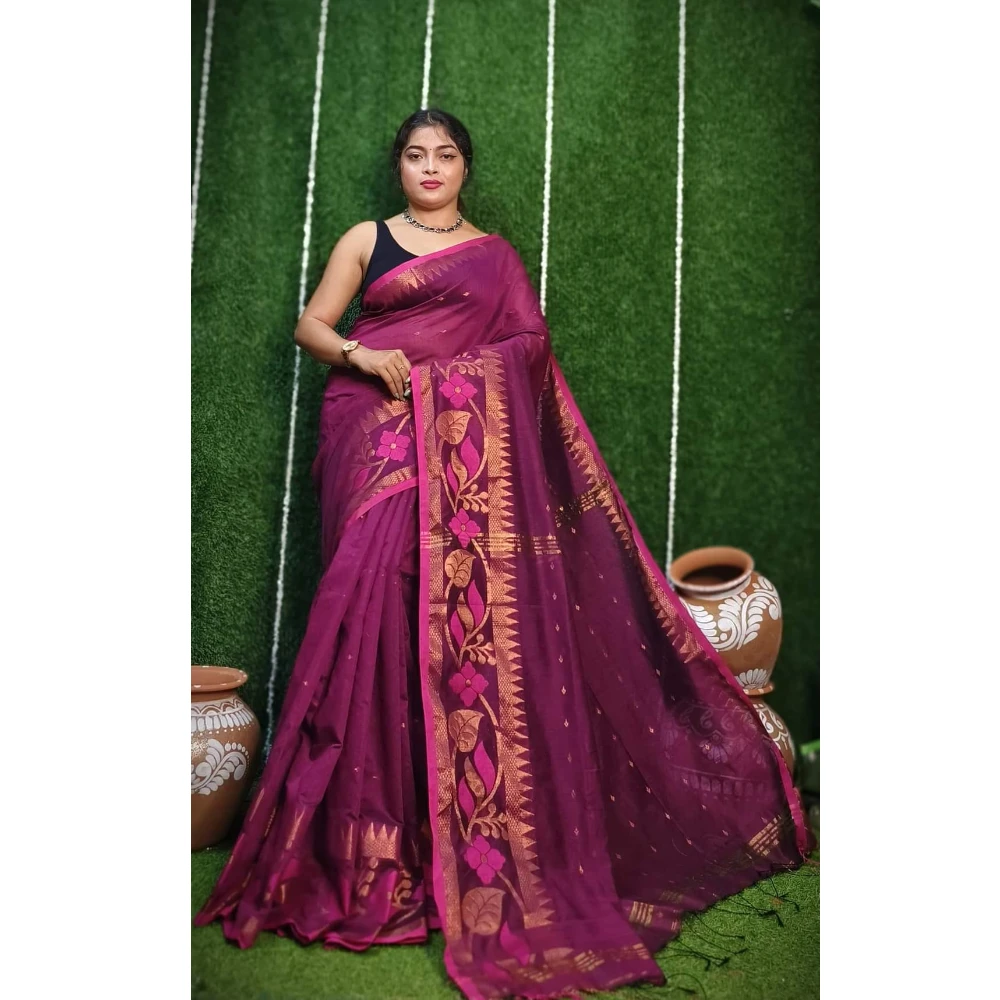 Tissue Kanjivaram Silk (Black)