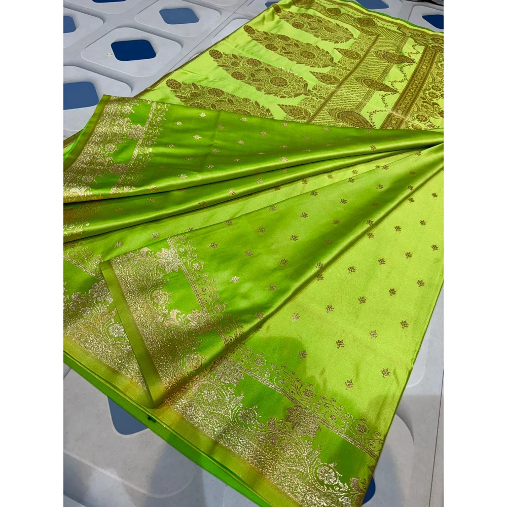 Pure cotton Jamdani Saree (Sky Blue)