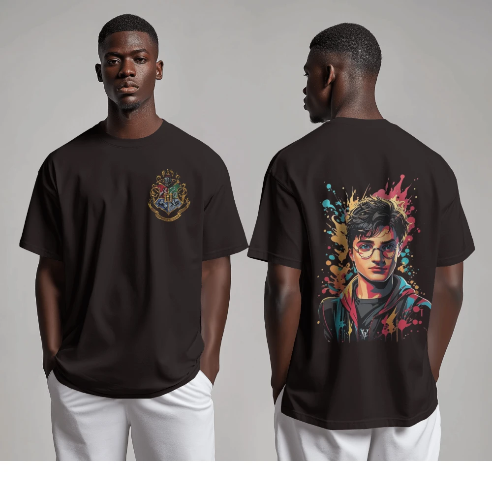 Oversized T-shirt in Chocolate Black Shade (S)