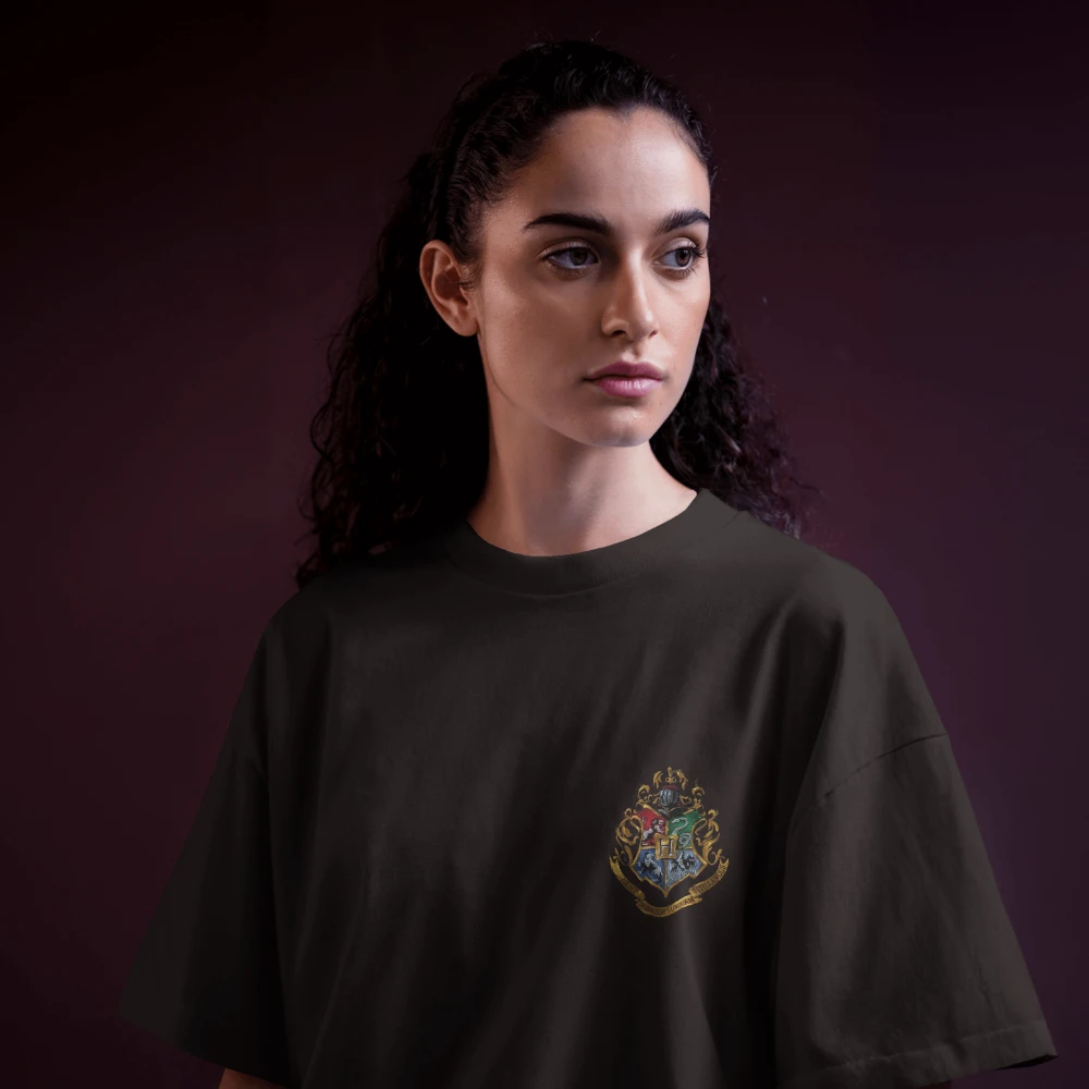 Oversized T-shirt in Chocolate Black Shade (S)